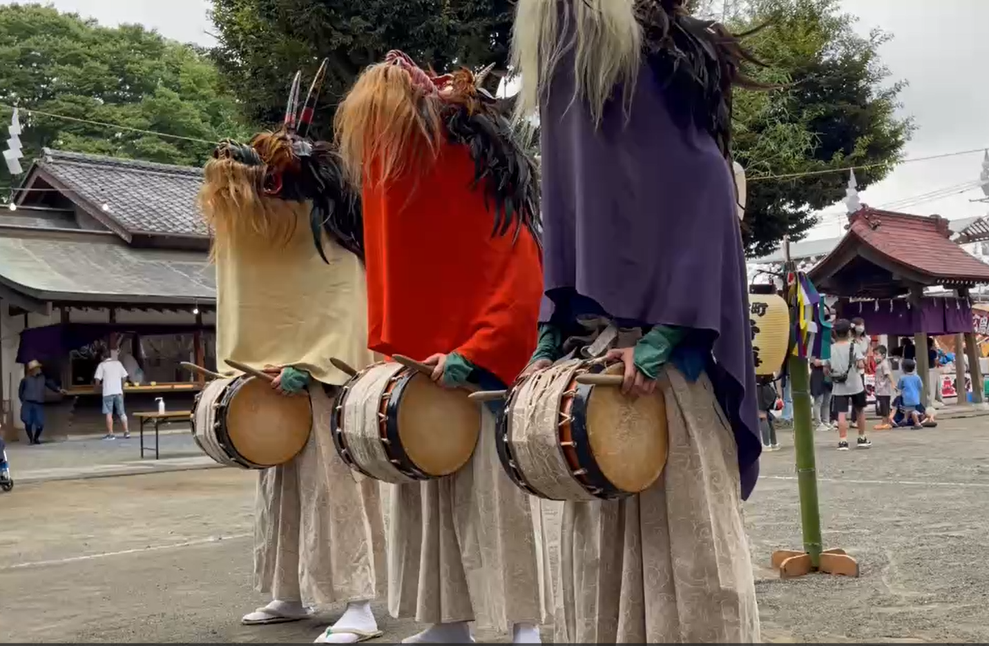 四谷の龍頭（りゅうず）舞を演舞致しました
